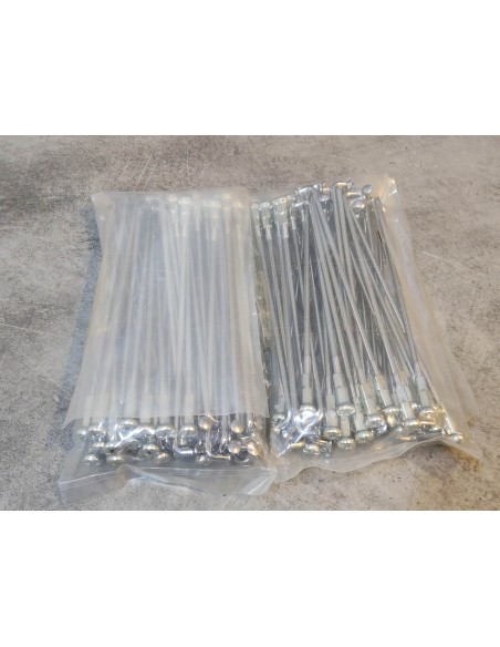 Jeu de rayons AV + AR CB450 18 pouces AV à tambour + AR HONDA 362393146368