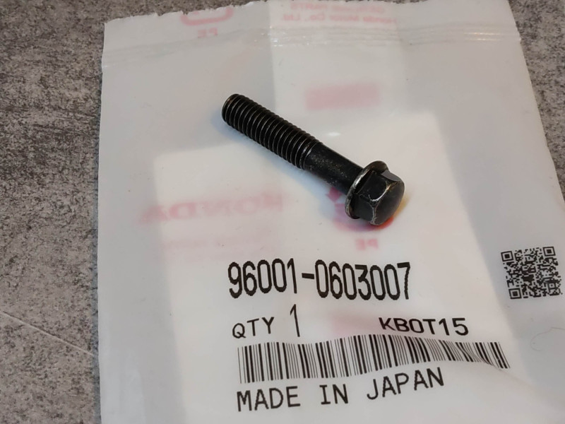 Boulon de bride 6x30 mm HONDA 96001-0603007