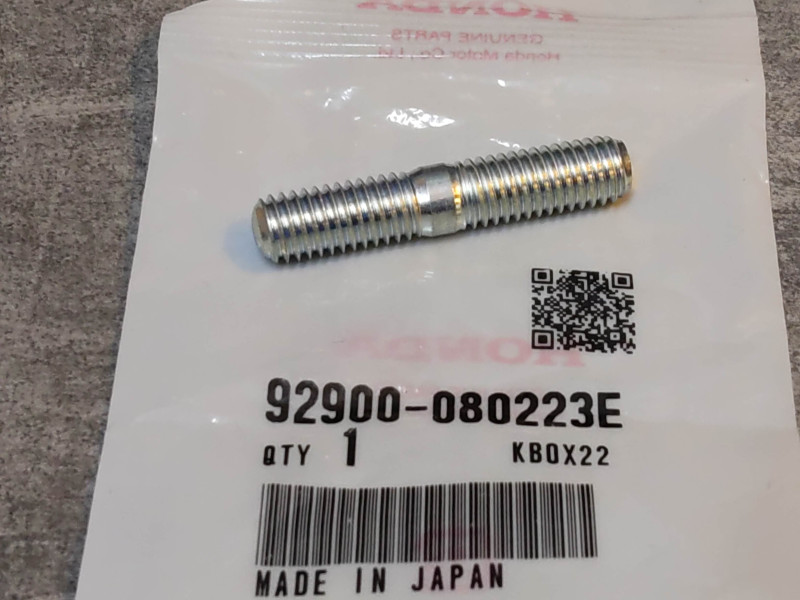Goujon 8x22 mm HONDA 92900-080223ZE