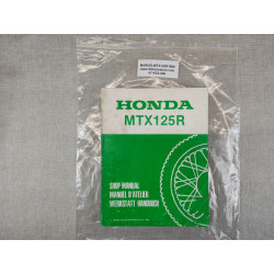 Manuel Atelier Honda MTX125 R 1988 – Réf. 67KS3000