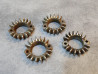 Kit de 4 collerettes échappement OCCASION CB500 CB550 F HONDA 18231-323-000X4OCC