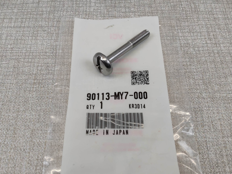 Vis cruciforme M6x40 tète bombée large honda 90113-MY7-000