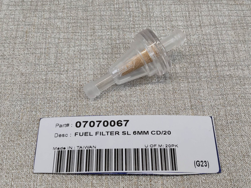 Mini Filtre à Essence 6mm Parts Canada Honda | Réf. 07070067
