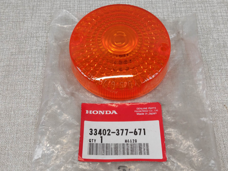 Cabochon de clignotant CX500 C CB550 K3 CB750 K7 F2 GL1000 HONDA 33402-377-671