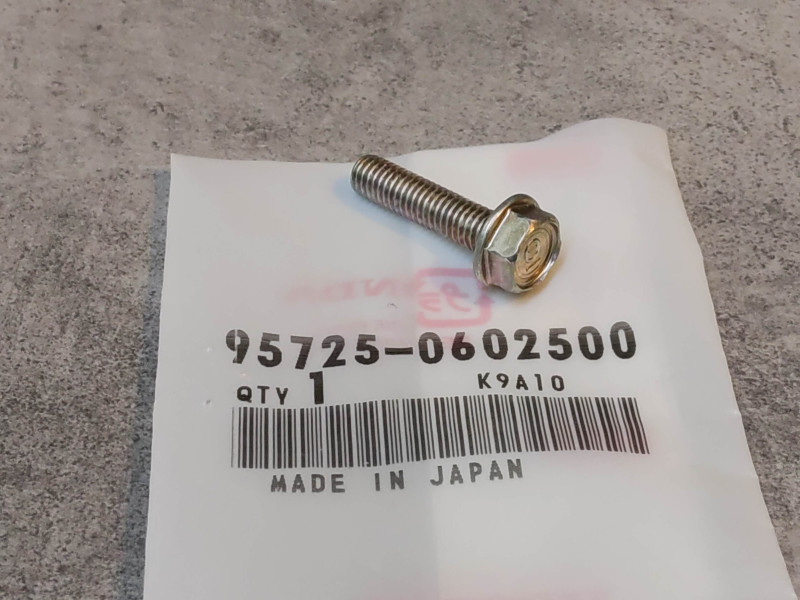 Boulon de bride 6x25 mm HONDA 95725-0602500