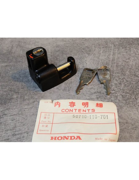 Serrure antivol de casque C70 CB100/125 CT70 ST50/70/90... HONDA 5071-110-701