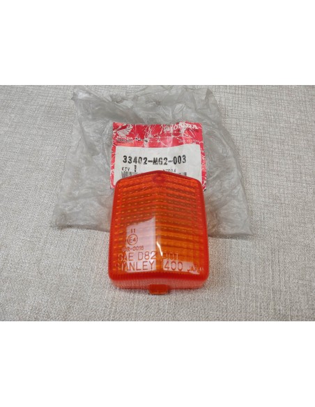 cabochon de clignotant AV XL250R XL350R NX650 XRV750 etc HONDA 33402-MG2-003