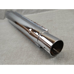 Silencieux DROIT ADAPTABLE CB250 et CB350 18330-344-677P