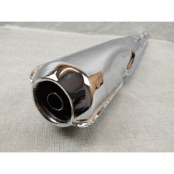 Silencieux DROIT ADAPTABLE CB250 et CB350 18330-344-677P