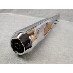 Silencieux GAUCHE ADAPTABLE CB250 et CB350 twin 18430-344-677P