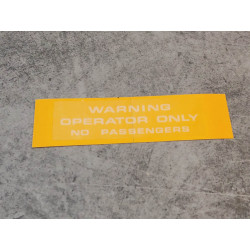 Sticker Sécurité NH-0 Honda 87510-147-670ZB