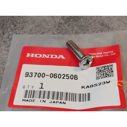 Vis fraisée bombée M6x25 empreinte cruciforme HONDA 93700-060250B