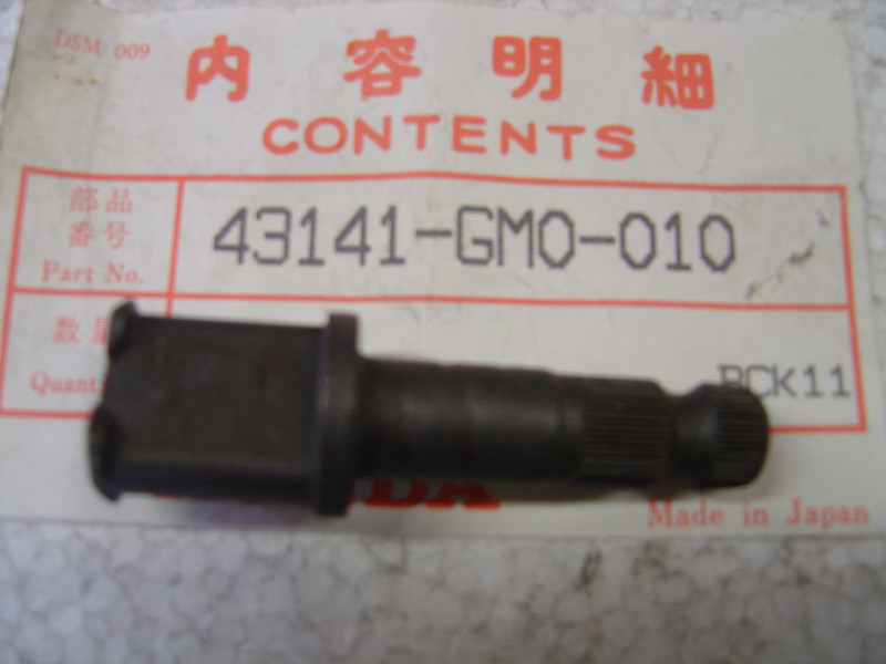 Axe cannelé came frein AR Honda 43141-GM0-010