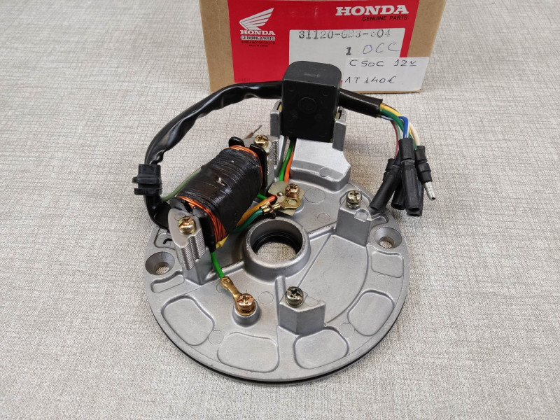 Stator INCOMPLET manque 1 bobine  C50 CUB 1982/1993 HONDA 31120-GB3-604OCC