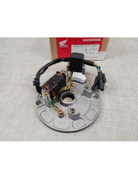 Stator INCOMPLET manque 1 bobine  C50 CUB 1982/1993 HONDA 31120-GB3-604OCC