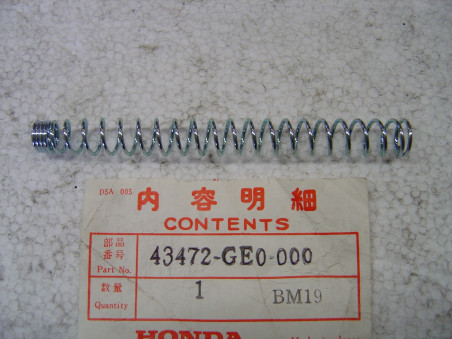 Ressort Tige Frein AR Honda 43472-GE0-000 | Pièce Neuve