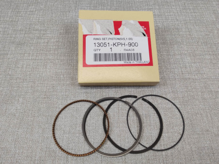 jeu de segments cote +1mm ANF 125 INNOVA neuf origine HONDA 13051-KPH-900