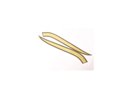 Bande / Flamme GOLD pour réservoir rouge ou bleu de CB750 K0 et K1