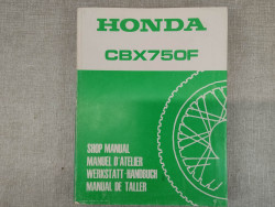 Manuel d'atelier origine HONDA CBX750F 1984 66-MJ0-00 66MJ000
