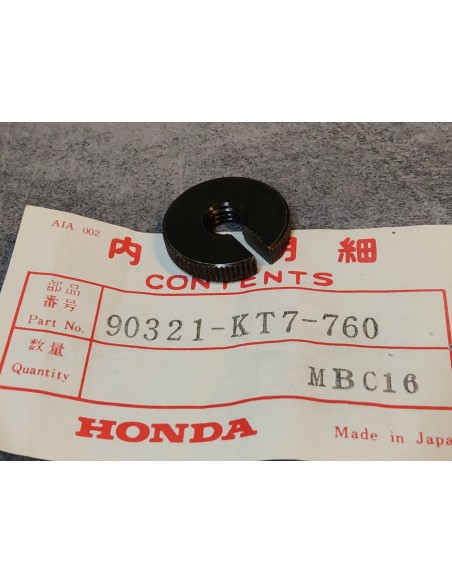 Ecrou tendeur de cable VT750 CB750 VTR250... HONDA 90321-KT7-760