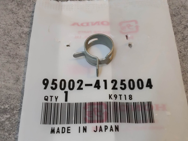 Agrafe tuyau 12.5 mm HONDA 95002-4125004