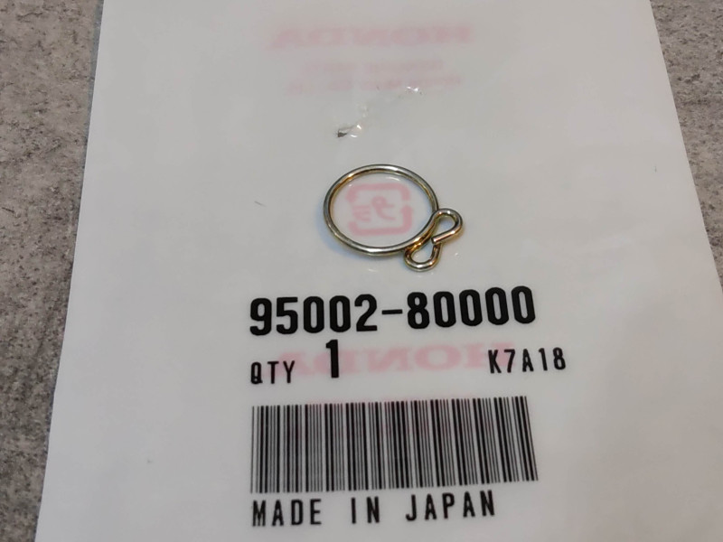 Agrafe tuyau carburant HONDA 95002-80000