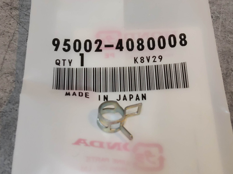 Agrafe de tuyau 8 mm MOTOCULTURE HONDA 95002-4080008