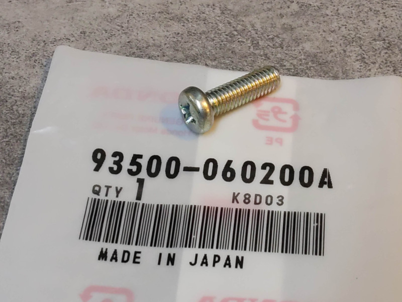 Vis cruciforme 6x20 mm HONDA 93500-060200A