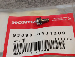 Vis 4 mm + rondelle plate + rondelle Z HONDA 93893-0401200