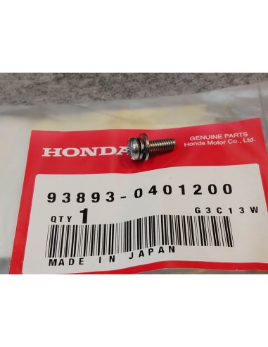 Vis 4 mm + rondelle plate + rondelle Z HONDA 93893-0401200