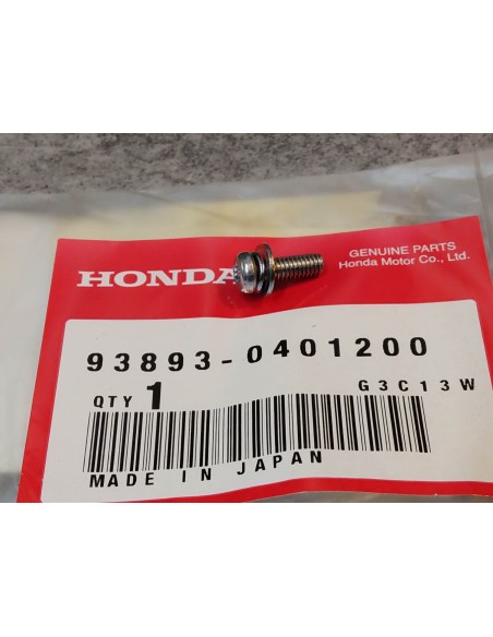 Vis 4 mm + rondelle plate + rondelle Z HONDA 93893-0401200
