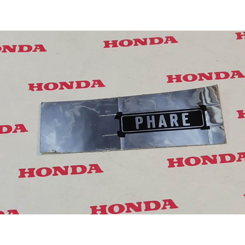 Sticker PHARE NC50 1979-1981 HONDA 37555-148-890