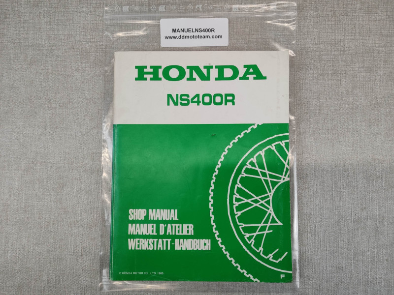 Manuel d'atelier origine NS400R 1985 HONDA 67-KM9-00 67KM900