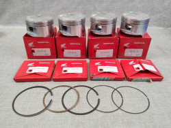 4 pistons + segments cote +0.25 CBR1000F 89-99 NEUF ORIGINE HONDA 13102-MS2-305K