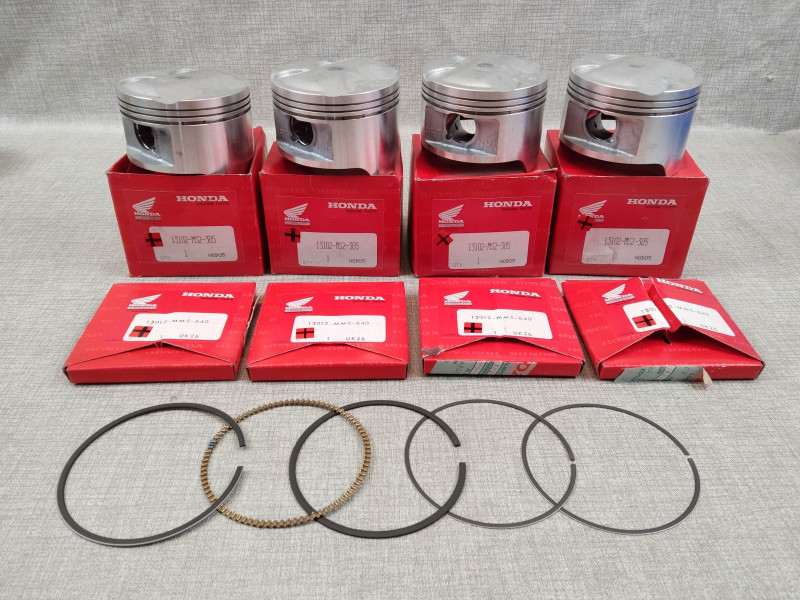 Kit 4 Pistons +0.25 Segments Honda CBR1000F 89-99 Neuf