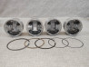 Kit 4 Pistons +0.25 Segments Honda CBR1000F 89-99 Neuf