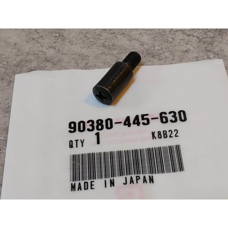 Vis speciale clignotant 5x8 (longueur partie lisse  14mm) HONDA 90380-445-630