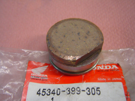 Plaquette de frein (A) Honda CB125T2 TA TB - Réf. 45340-399-305