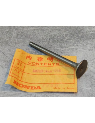 Soupape échappement XZ50 XR50 CY50 CB50 J/F HONDA 14721-115-010