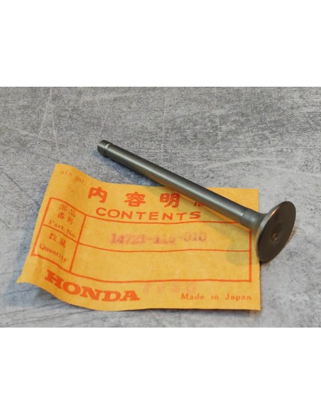 Soupape échappement XZ50 XR50 CY50 CB50 J/F HONDA 14721-115-010