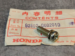 Vis cruciforme + rondelle HONDA 93892-0602010