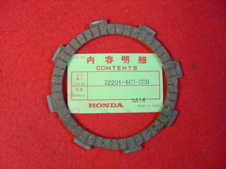 Disque garni embrayage Honda 22201-107-000 – Pièce neuve