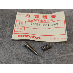 Vis de richesse + ressort HONDA 16016-881-003