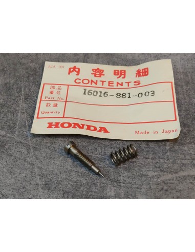 Vis de richesse + ressort HONDA 16016-881-003