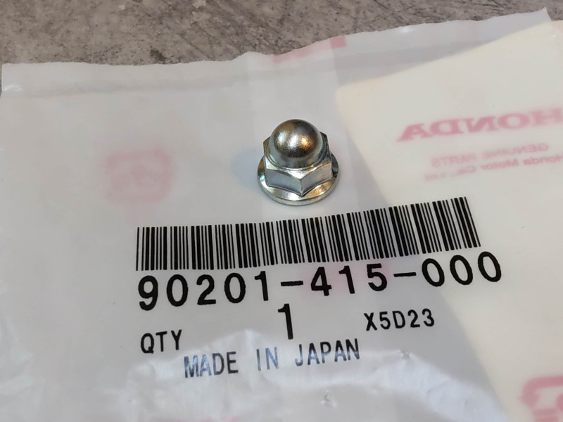 Ecrou borgne 6 mm HONDA 90201-415-000