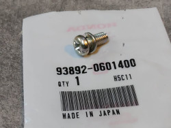 Vis cruciforme 6x14 mm et rondelle Z HONDA 93892-0601400