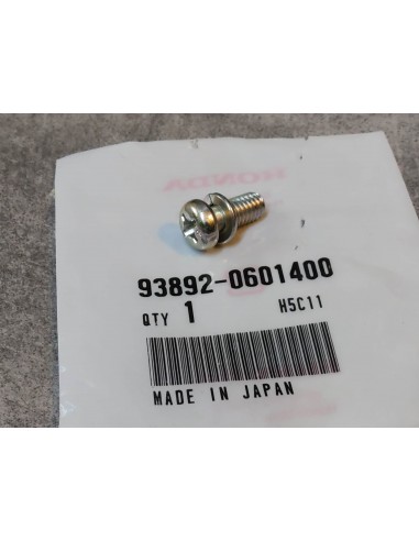 Vis cruciforme 6x14 mm et rondelle Z HONDA 93892-0601400