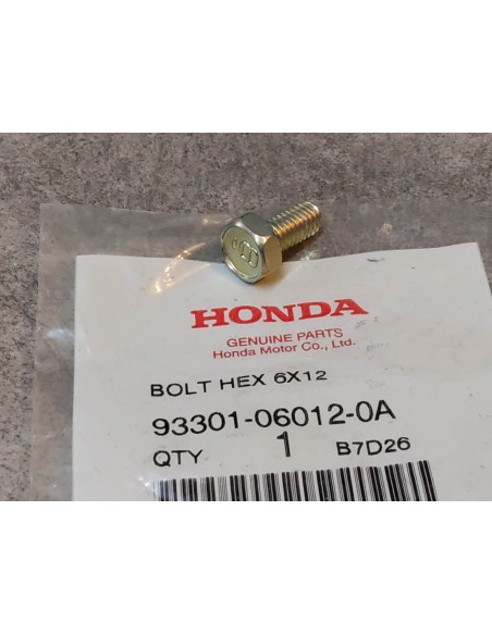 Vis boulon hexagonal 6x12 mm HONDA 93301-06012-0A