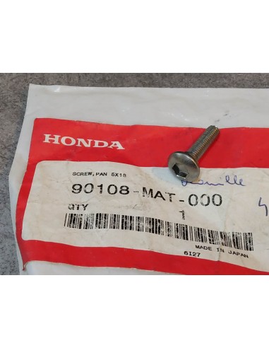Vis BTR tete bombée épaulée 5x21 mm HONDA 90108-MAT-000