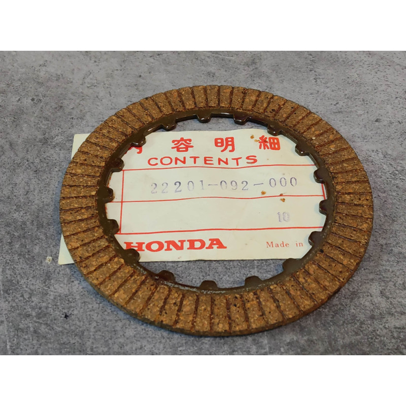 Disque garni d'embrayage C50/70/90 CUB ST50/70 ZB50 HONDA 22201-092-000